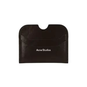 아크네스튜디오 CG0274 CHOCOLATE BROWN 로고 카드지갑