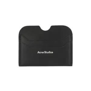 아크네스튜디오 CG0234 BLACK 로고 카드지갑