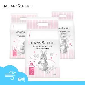 에코씽씽 팬티 기저귀 여아용 6팩 (여름기저귀 추천)