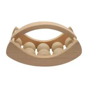 [골드스마일]우드볼 전신 마사지기 핸디형 편리한 롤러 마사지 도구