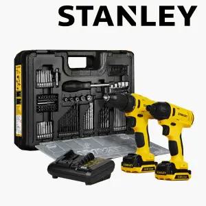 스탠리 SCHI12S2KA 충전 10.8V 1.5Ah 콤보 세트 (햄머드라이버 + 임팩드라이버)