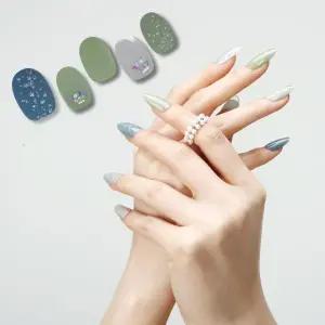 위쁨 네일스티커 WEN002 네일팁 젤네일스티커 36개