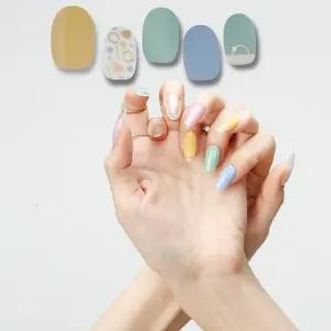 위쁨 네일스티커 WEN056 네일팁 젤네일스티커 36개