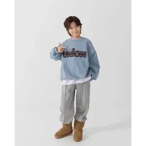 [리틀브로] (아동)유니체크맨투맨[티셔츠BFKS703A]