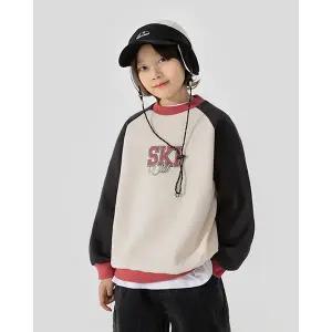 [리틀브로] (아동)스키배색나그랑맨투맨[티셔츠BFJP782A]