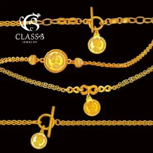 [클래스에스] 순금24K 엘리자베스4 팔찌_7.5g