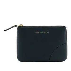 클래식 골드 로고 지퍼 카드지갑 SA8100 BLACK