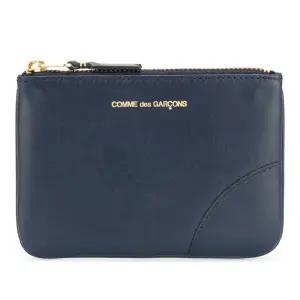 골드 로고 라운디드 코너 클래식 지갑 SA8100 NAVY