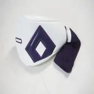 온오프 여성용 드라이버 헤드 커버 화이트 퍼플 마스터스 정품