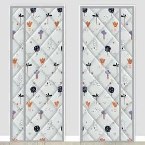 방풍 커튼 방한 현관 바람막이 외풍차단 커텐 우풍 난방 누빔 패딩 거실