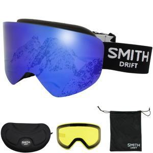 SMITH DRIFT 겨울 전문 남성 여성 스키 고글 세트 자기 퀵 체인지 더블 레이어 안개 방지 스노우 보드 고글