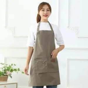 트리공방 생활방수 캔버스 카페앞치마 앞치마 모던 공방앞치마