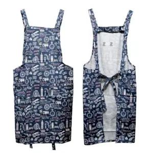 주방 앞치마 앞치마 어깨걸이 미용실 카페 R 바리스타