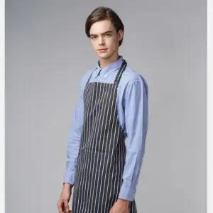 줄무늬 2색 카페 공방 앞치마 미용 앞치마 미용실
