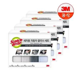 [3M]세차용 자동차타월 4종세트(세차용/광택용/오염제거용/실내유리용) x 4개