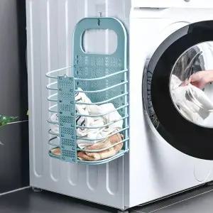 고품질 벽걸이 접이식 빨래통 공간 절약형 세탁물 바스켓 (WFFVJZF)