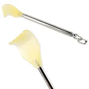 [셀러에이드]실리콘 손잡이 등긁개 안테나용 긁개 편리한 재질