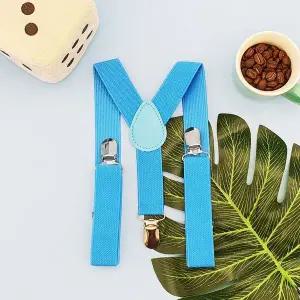 컬러 멜빵 어린이용 파랑 주니어멜빵 아동멜빵 유아멜
