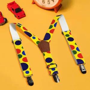 패턴 어린이 멜빵 방울 주니어멜빵 아동멜빵 유아멜빵