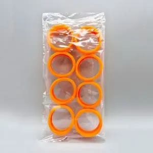 고급형 캐리어 바퀴 커버 8P 오렌지