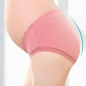 고품질 임산부 컬러 스타일 다양한 옵션 속옷 레이스 팬티 (WFFWJCY)