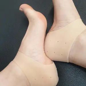 고품질 뒤꿈치 발건강 실리콘 패드 1쌍 뒤꿈치패드 발뒤꿈치패드 (WFFWK0B)