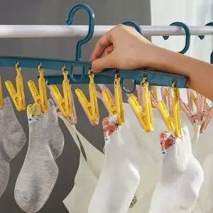 건조대 원룸 자취 양말 빨래 옷걸이 속옷걸이 집게 (WC58522)