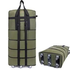 [라일리] Rly 42형 이민가방벨트세트 바퀴달린짐가방 그린