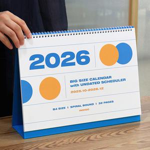 인디고 2026 기본 대형 B4 탁상 달력 (데스크 캘린더)