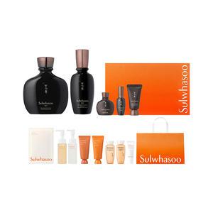 설화수 맨 기초 본윤 2종 세트(본윤 에센스+본윤 유액), 1개+증정(8종 샘플+쇼핑백, 1개)