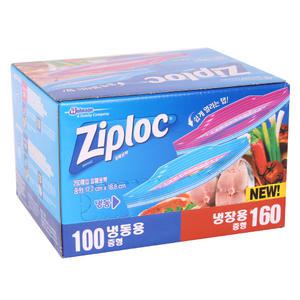 지퍼락 중형 260매(냉장160+냉동100)/지퍼백 위생팩