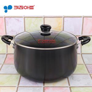 키친아트 블랙 경질  28cm 곰솥냄비