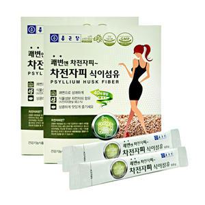 종근당 차전자피 식이섬유 FIBER 30포 x 2박스 2개월분 배변활동원활 프락토올리고당함유