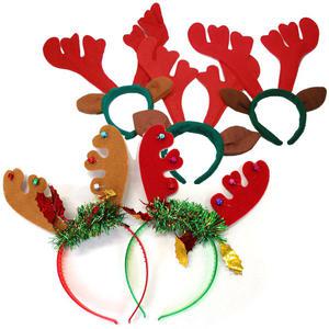 크리스마스 머리띠/산타 성탄 어린이선물 루돌프 트리장식 파티용품