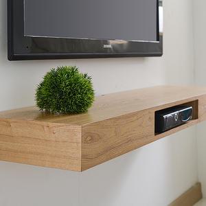 [아이린] 멜리사 셋탑박스-애쉬 무지주 인테리어 벽선반 TV선반