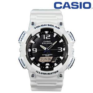 카시오 100M 방수 태양광 충전 스포프 손목시계 AQ-S810WC-7A