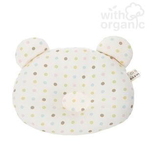 [핫트랙스]위드오가닉 오가닉 신생아 짱구베개 파스텔도트