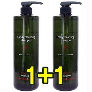 1+1 엠코스메틱/ 훼미리샴푸 1000ml/두피샴푸/클렌징