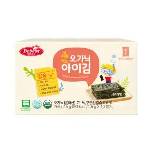 베베스트 처음먹는 오가닉 아이김 칼슘 15g (1.5g x10봉지) 아이 아기 반찬