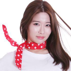 [파티공구]멀티패션스카프(땡땡이레드) 멀티 패션 스카프 땡땡이 레드 날으는 복고 토끼 단체