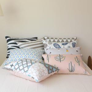 40수 트윌면 누빔 베개커버 50x70