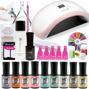 레인보우젤램프36w 원스텝세트26종 젤네일세트 네일도구