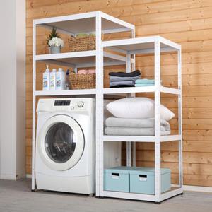 슈랙엣홈 조립식 무볼트 세탁기 세탁실 선반 앵글 경량랙