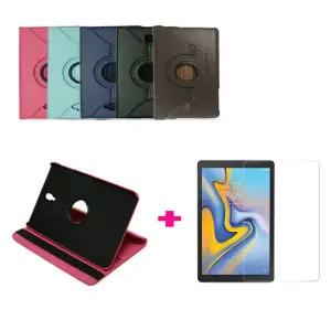 갤럭시탭 A 10.5 SM-t590 t595N 가죽케이스+보호필름 /