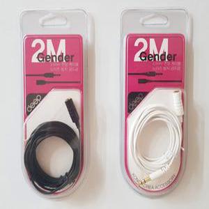 이어셋 이어폰 2M 연장선