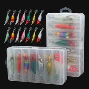 프리미엄 태클박스 왕눈이 에기 15종 세트 고추장 수박 색동 금비 쭈꾸미 문어 갑오징어