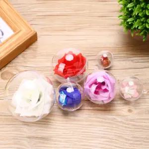 투명 플라스틱볼 4p세트/ 10cm 아크릴구 투명캡슐