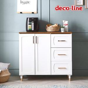 [데코라인]코넬 르네 1000 골드 서랍 주방 수납장 DGJ051C