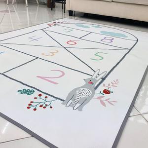 사방치기 아이방 러그 키즈 땅따먹기 놀이 매트 100x150