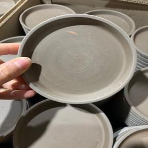 (아이포트)독일토분 마블링 모카색 토분받침